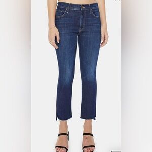 MOTHER Dark The Inside Step Fray Jeans- Size 32